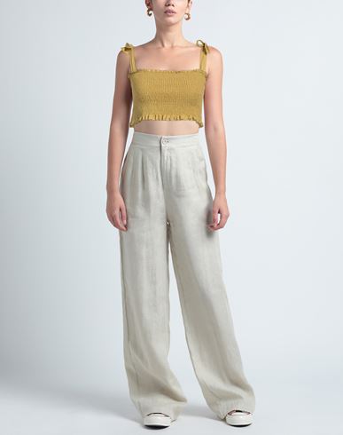 Alpha Studio Woman Top Marigold Size 6 Ramie