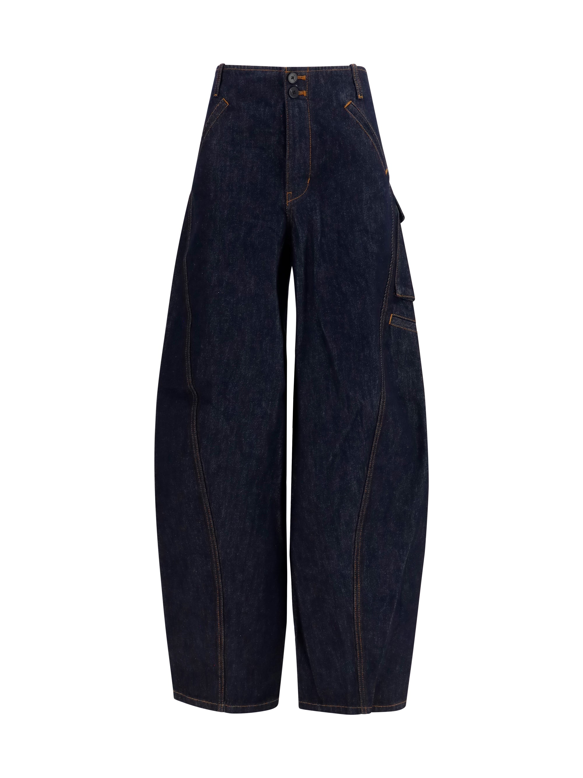 Cargo Denim Jeans — Blue