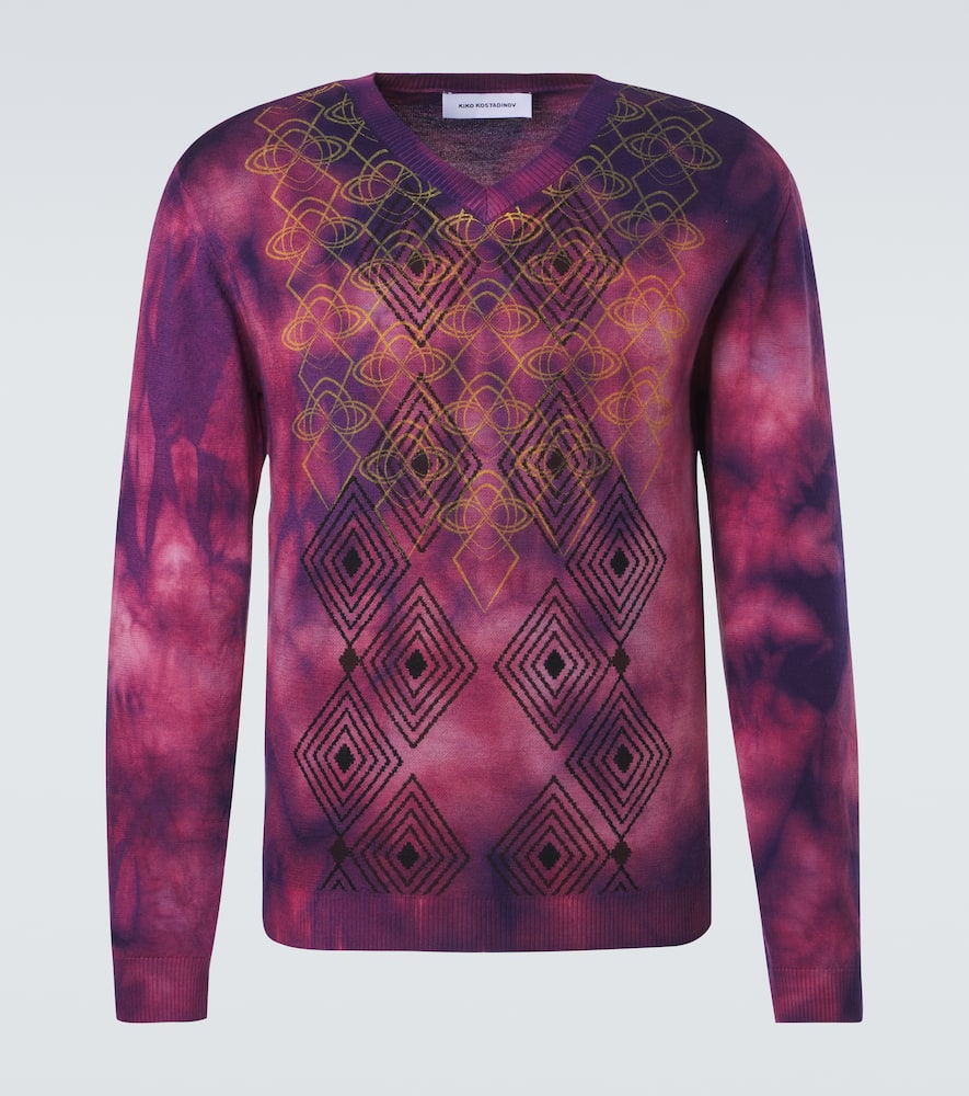 Hatha tie-dye wool sweater