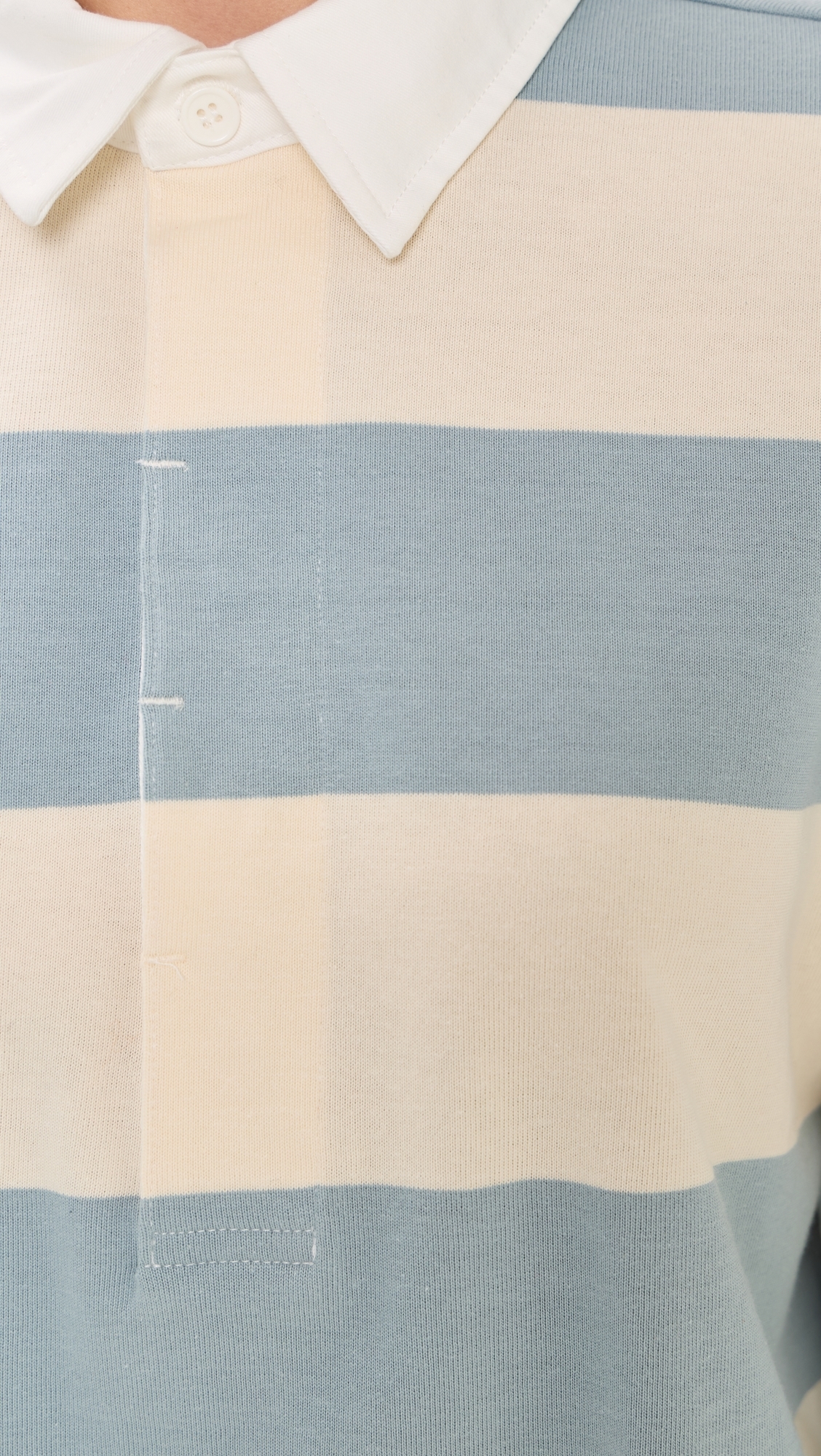 Chester Long Sleeve Rugby Shirt Baby Blue