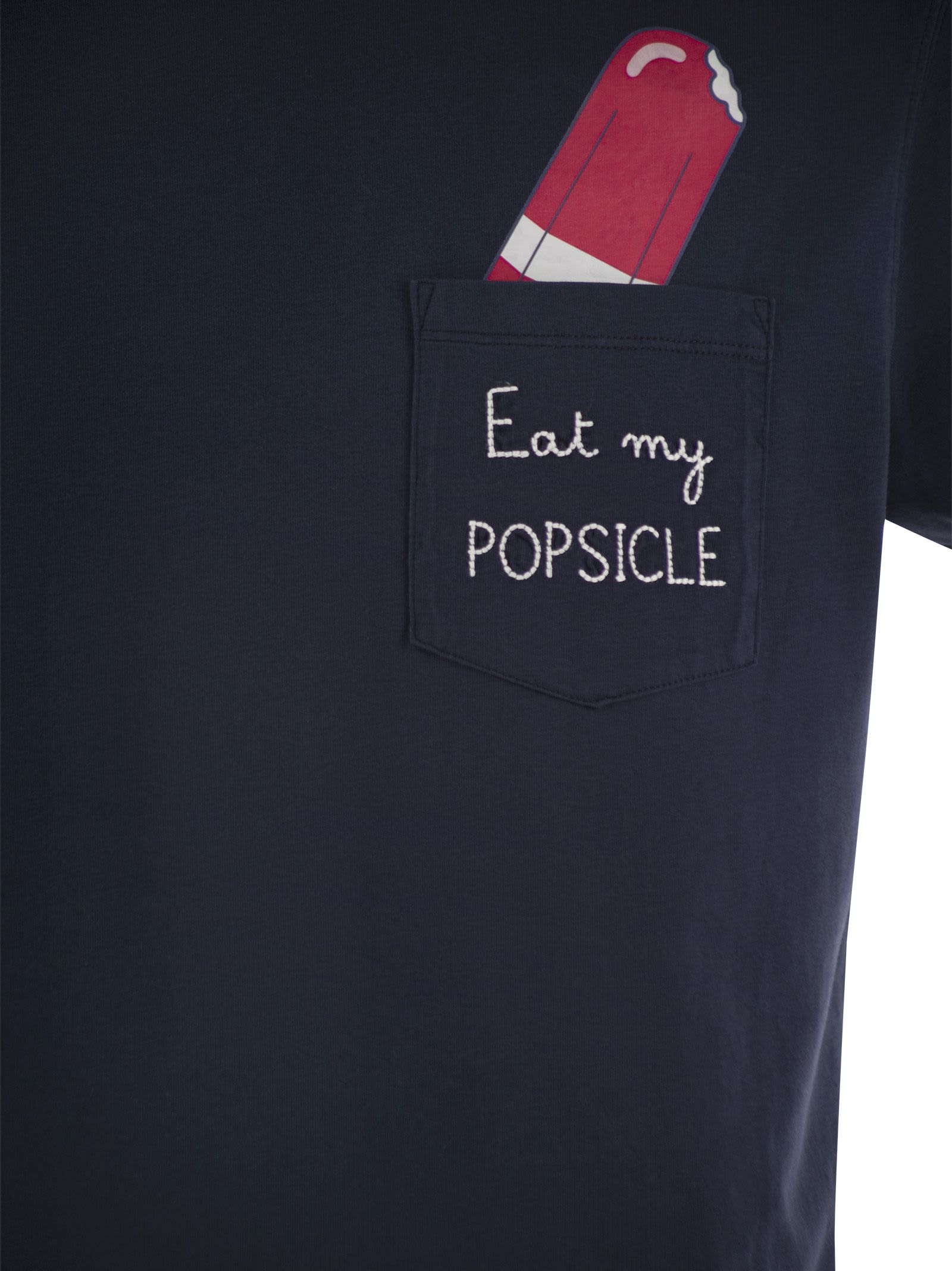 Austin - T-shirt With Chest Embroidery