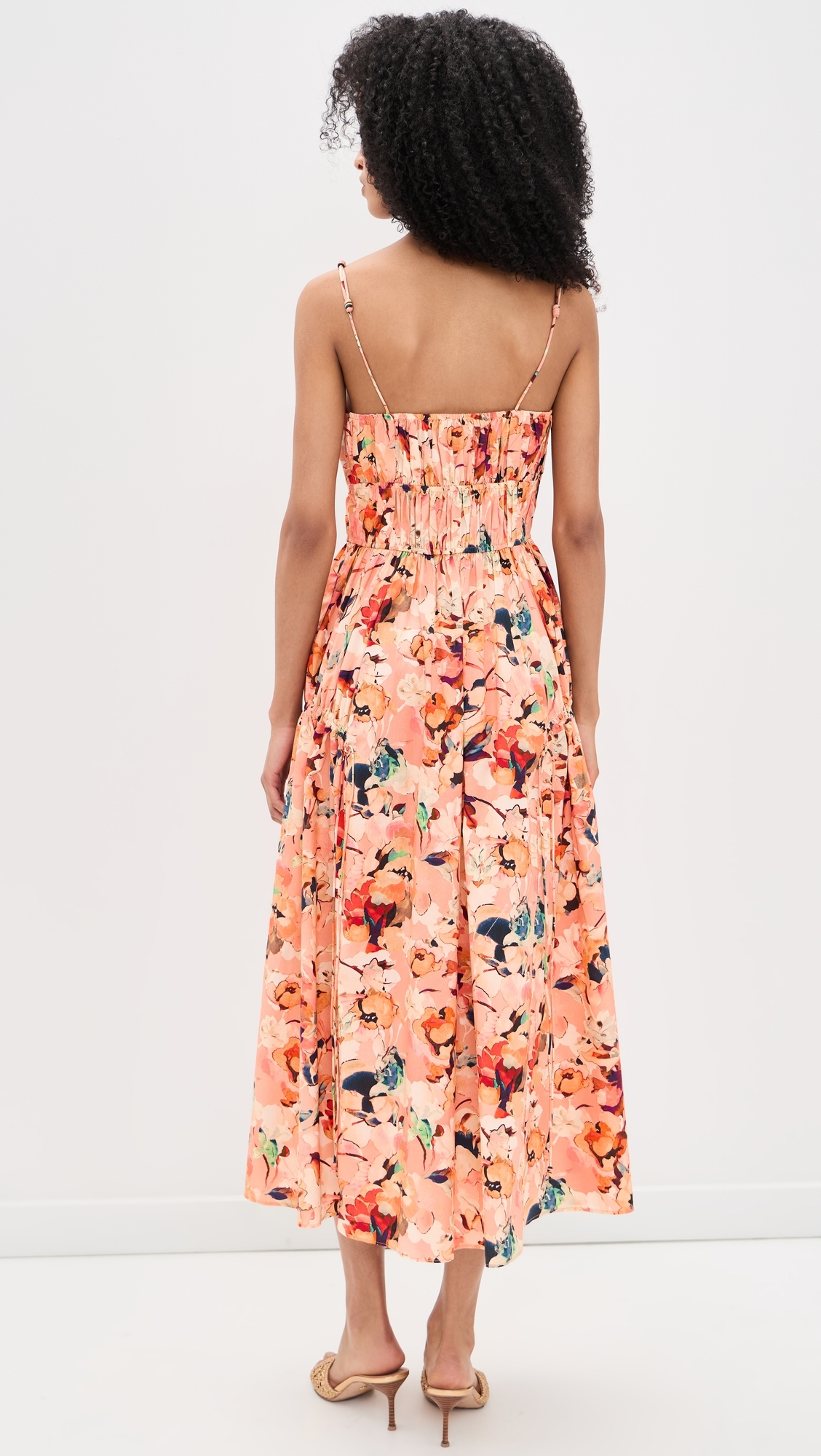 Vidri Cotton Cami Dress Camellia