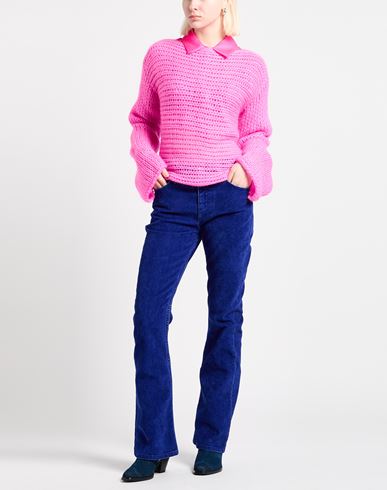 Forte_forte Woman Sweater Fuchsia Size 2 Mohair wool, Polyamide