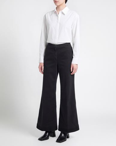 Woman Jeans Black Size 26 Cotton, PES, Elastane