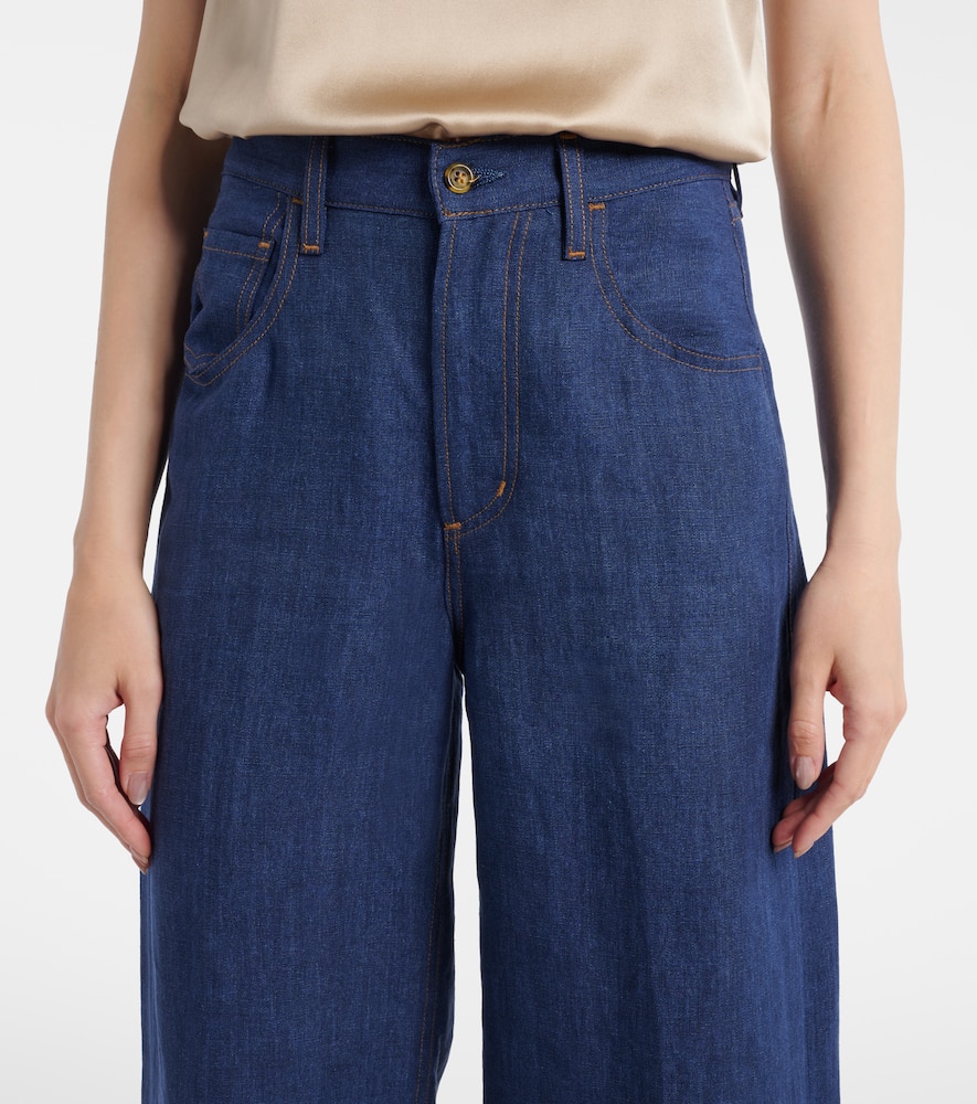 X Argent Ayla mid-rise wide-leg jeans
