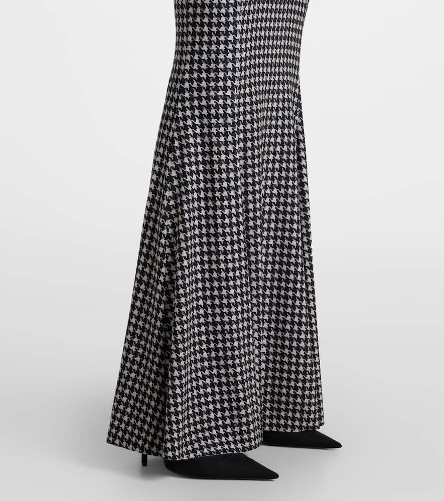 Norma Kamali Houndstooth gown