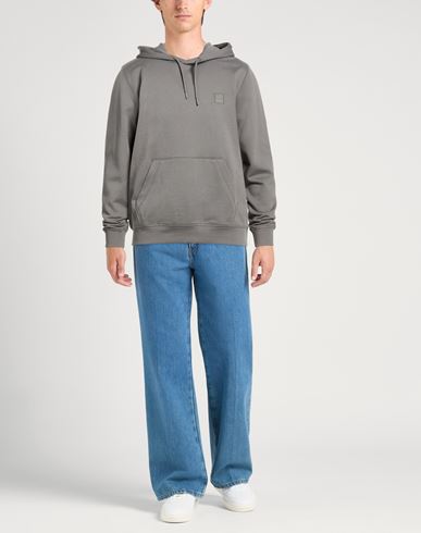 Man Sweatshirt Grey Size M Cotton