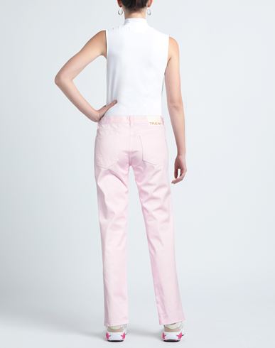 True Nyc Woman Pants Pink Size 27 Cotton, Elastane