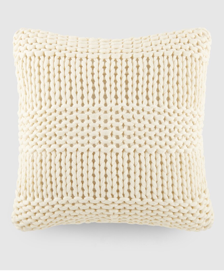 Cozy Chunky Knit Throw Pillow