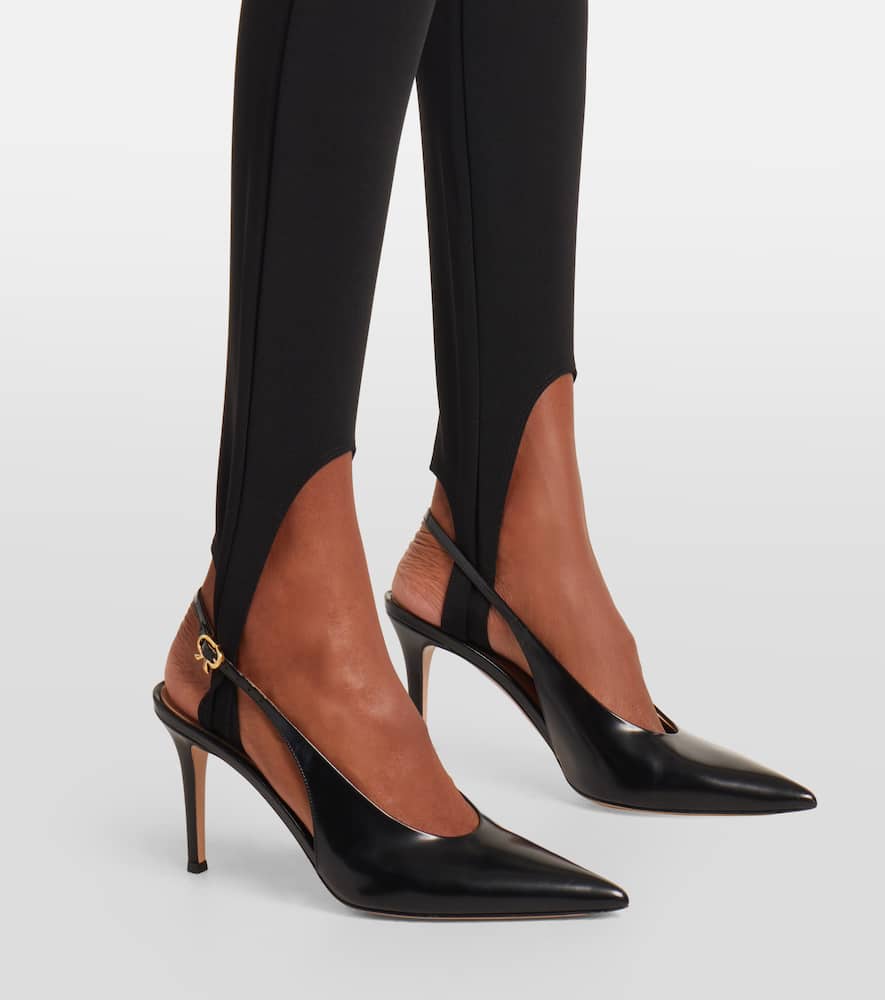 Jersey stirrup leggings