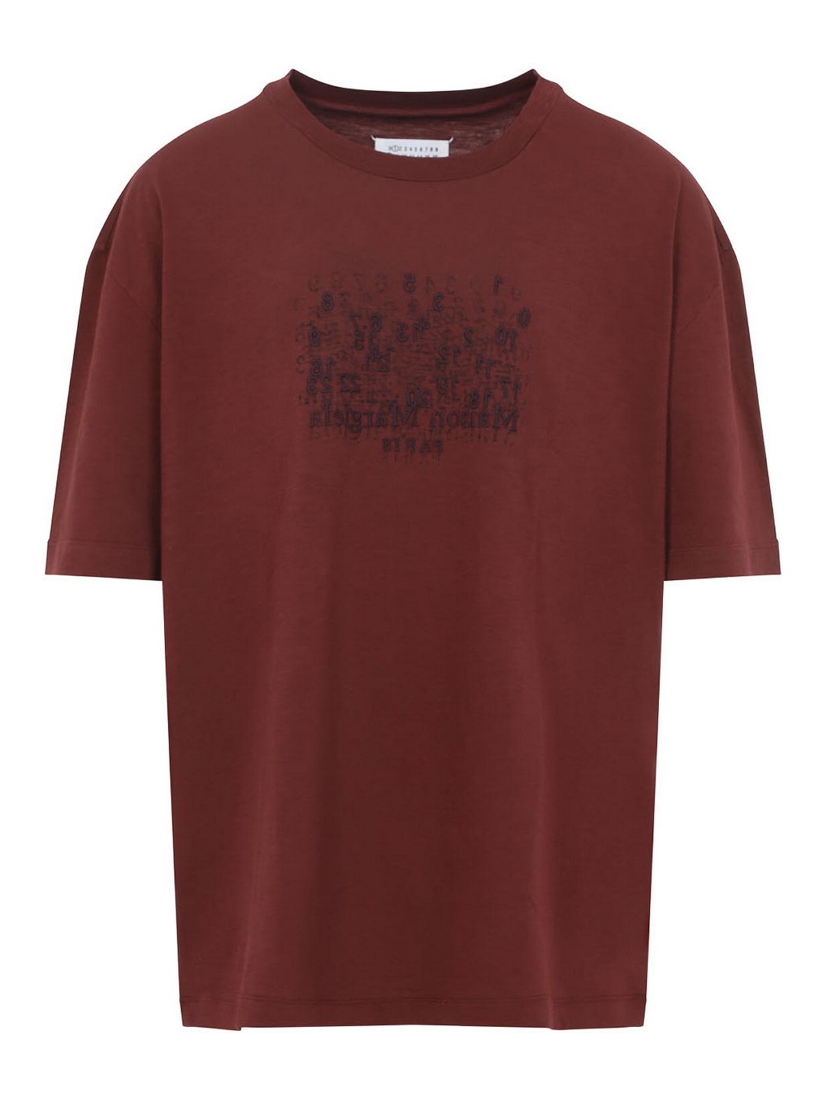 Maison Margiela - margiela cotton logo graphic print t-shirt