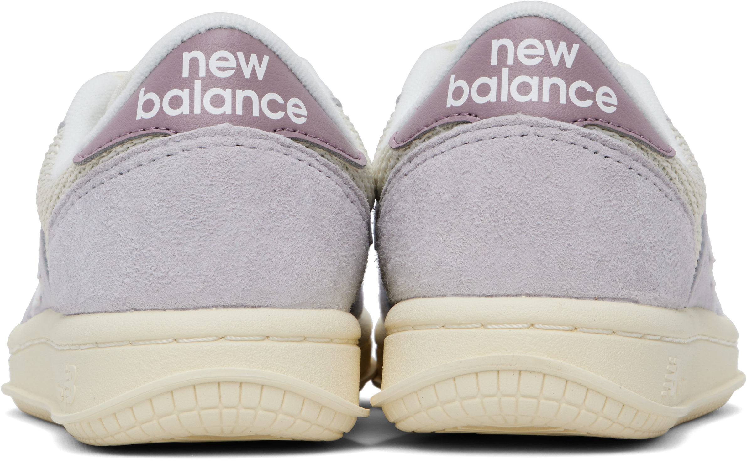 New Balance Off-White & Purple T500 Sneakers