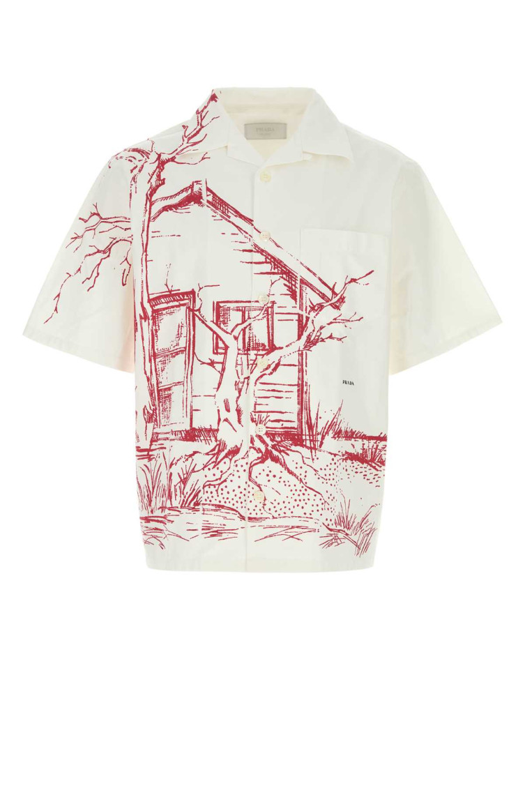 Printed Bowling Shirt