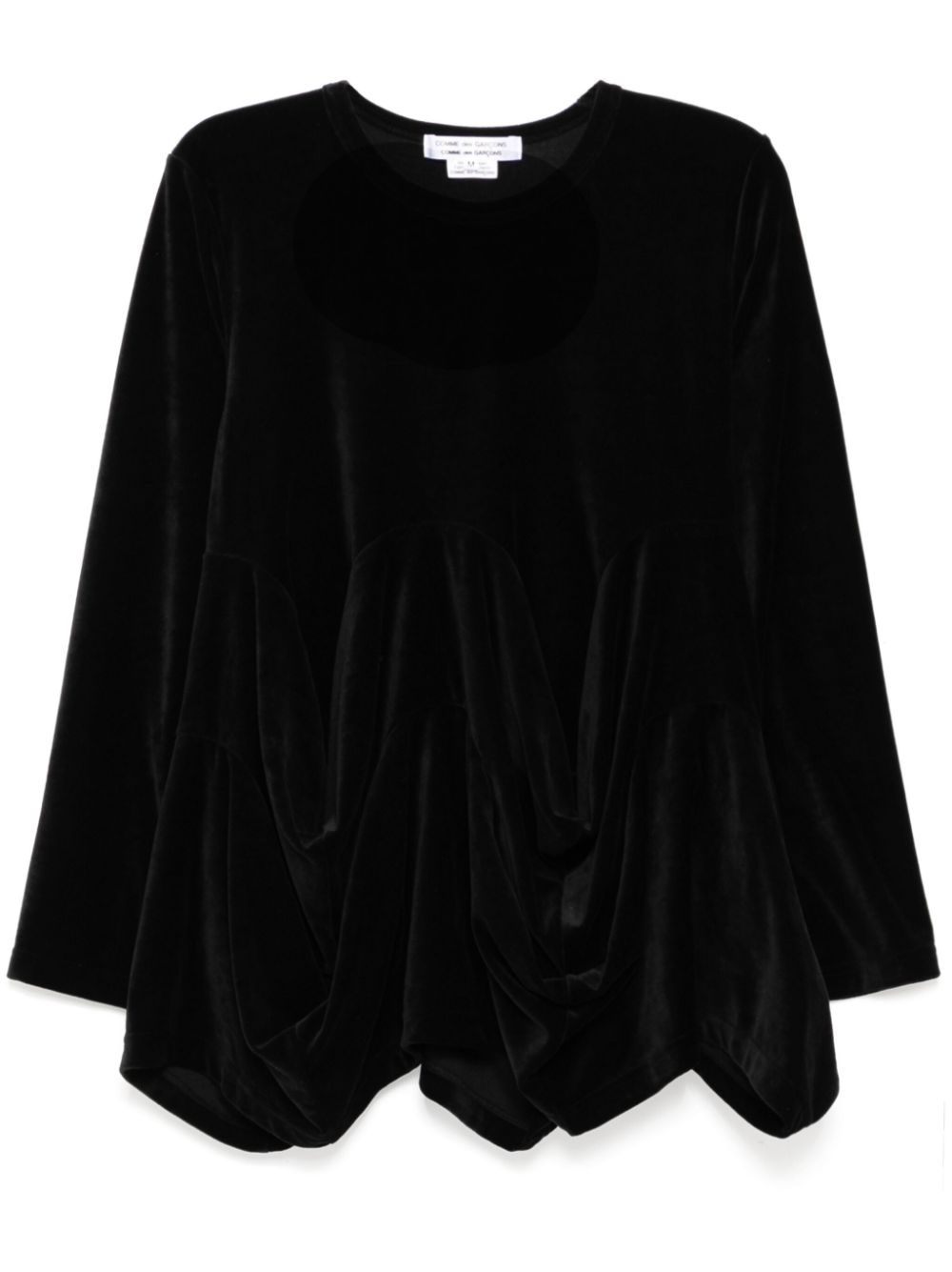 Draped top - Black