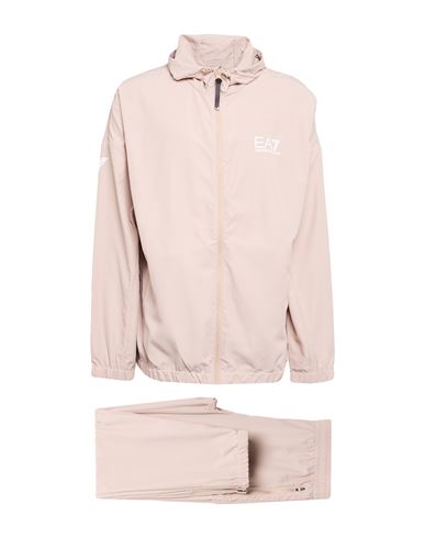 Man Tracksuit Beige Size 3XL Polyester