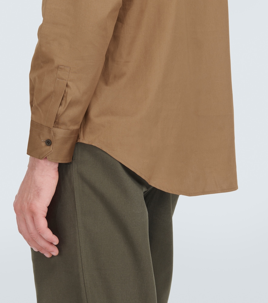 Cotton poplin shirt