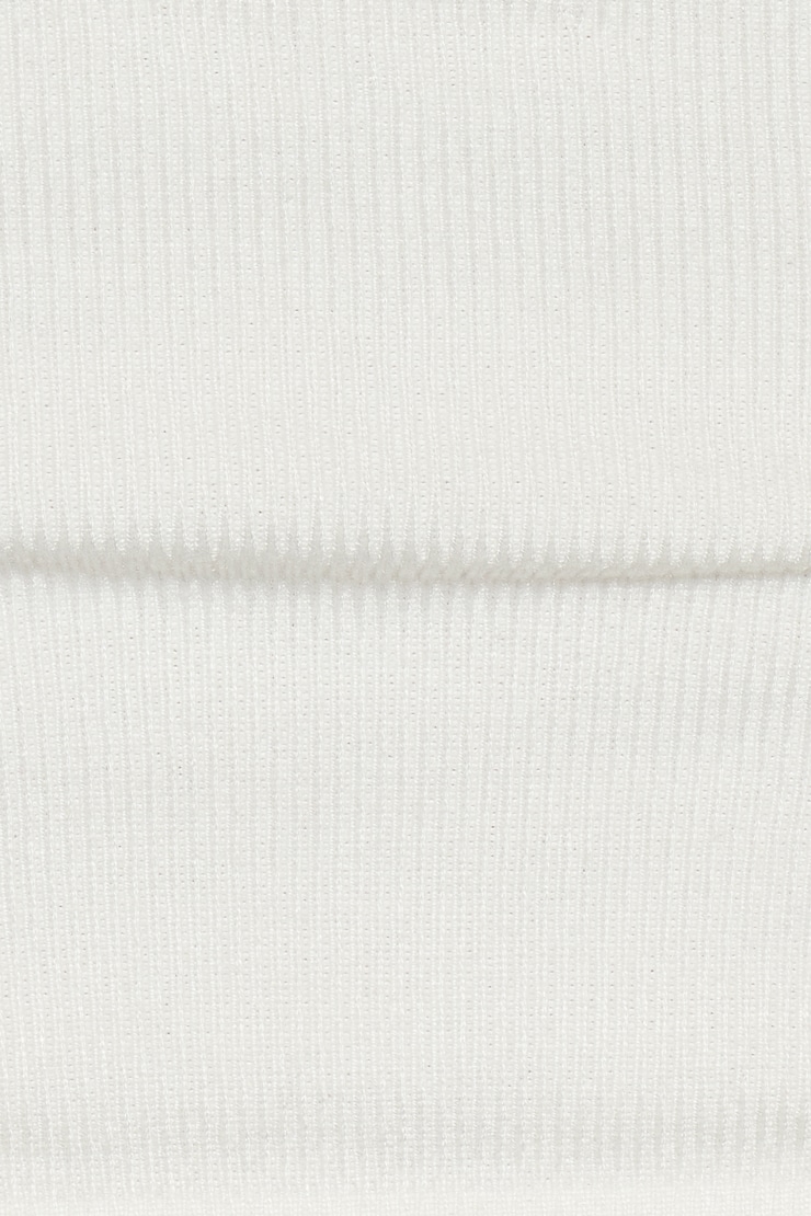 Combo Stitch Halter Top - White - Women Clothing