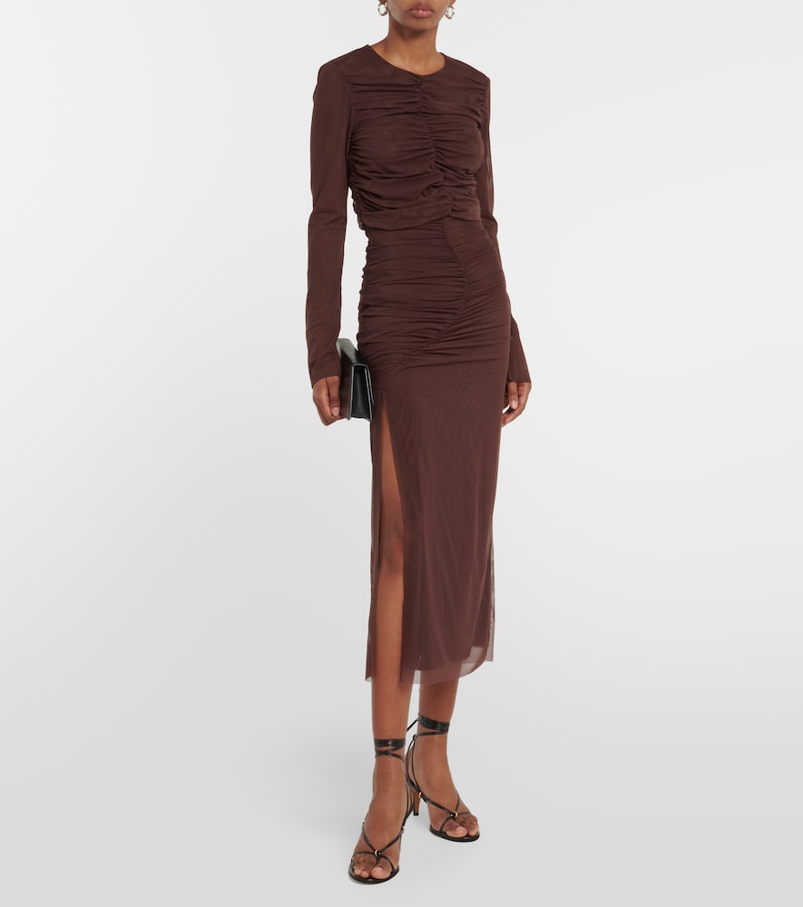 Jacques gathered mesh top