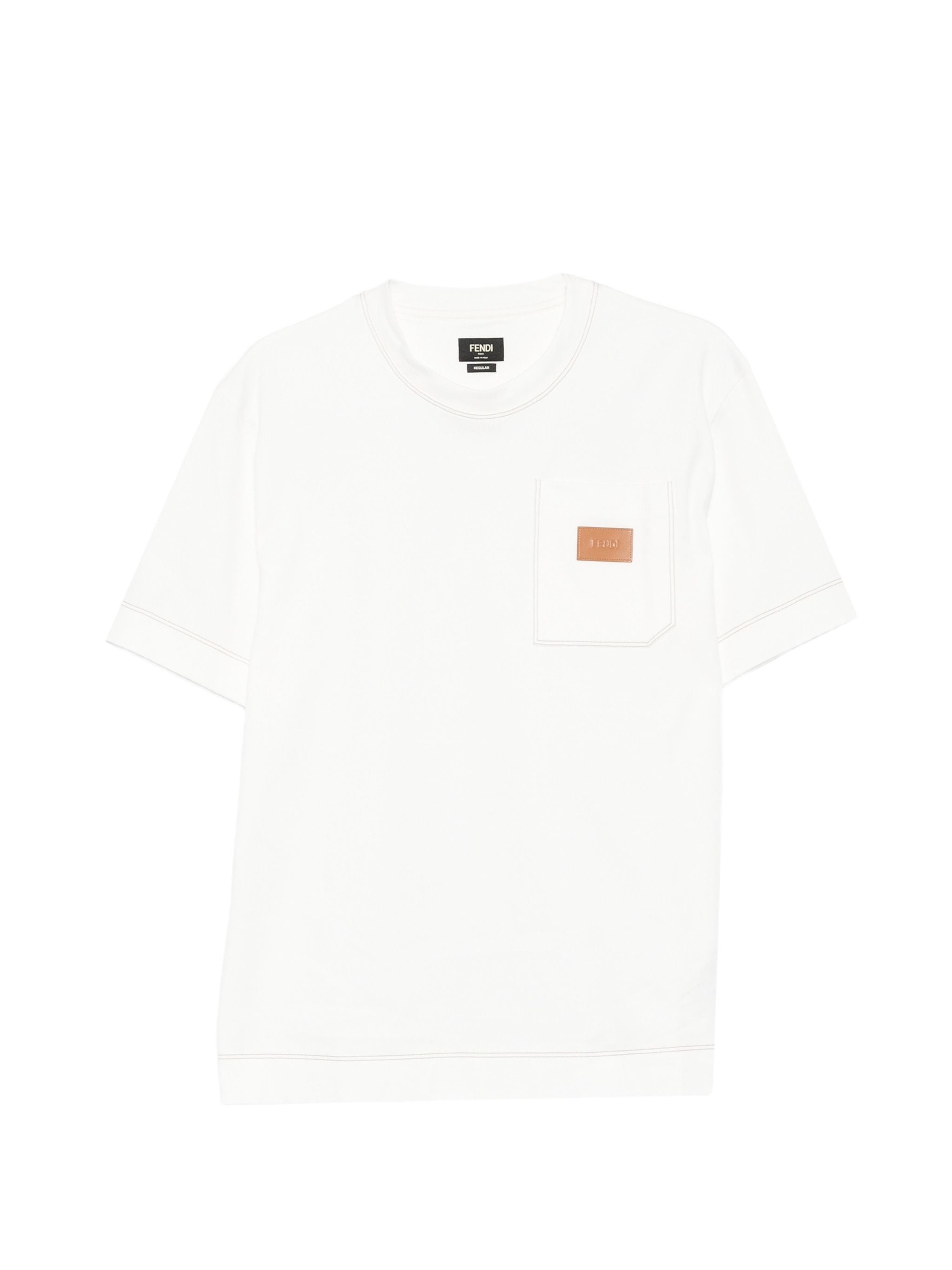 Men's Regular-Fit T-Shirt with Decorative Stitching Detail