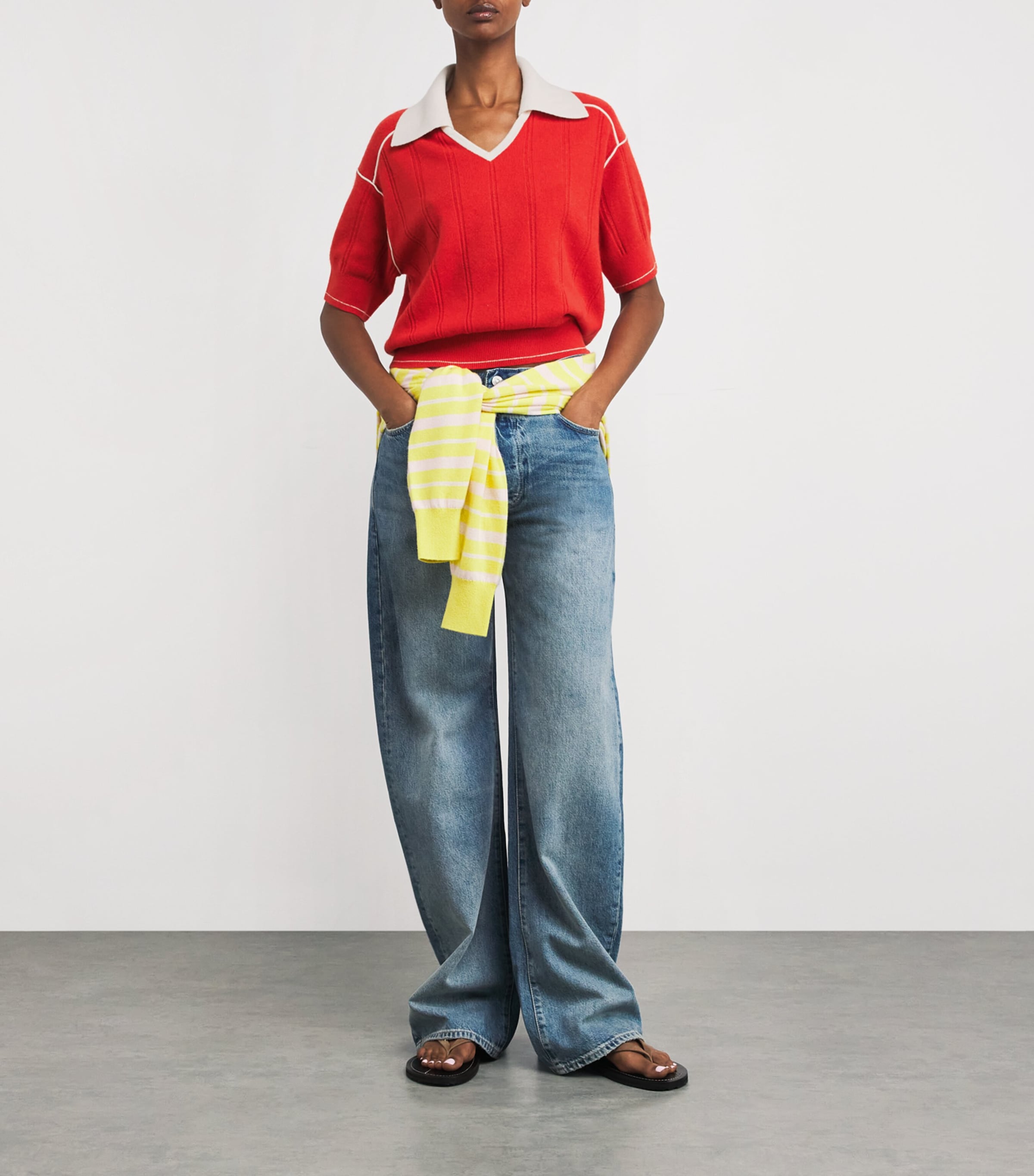 Guest In Residence Cashmere Pele Polo Shirt
