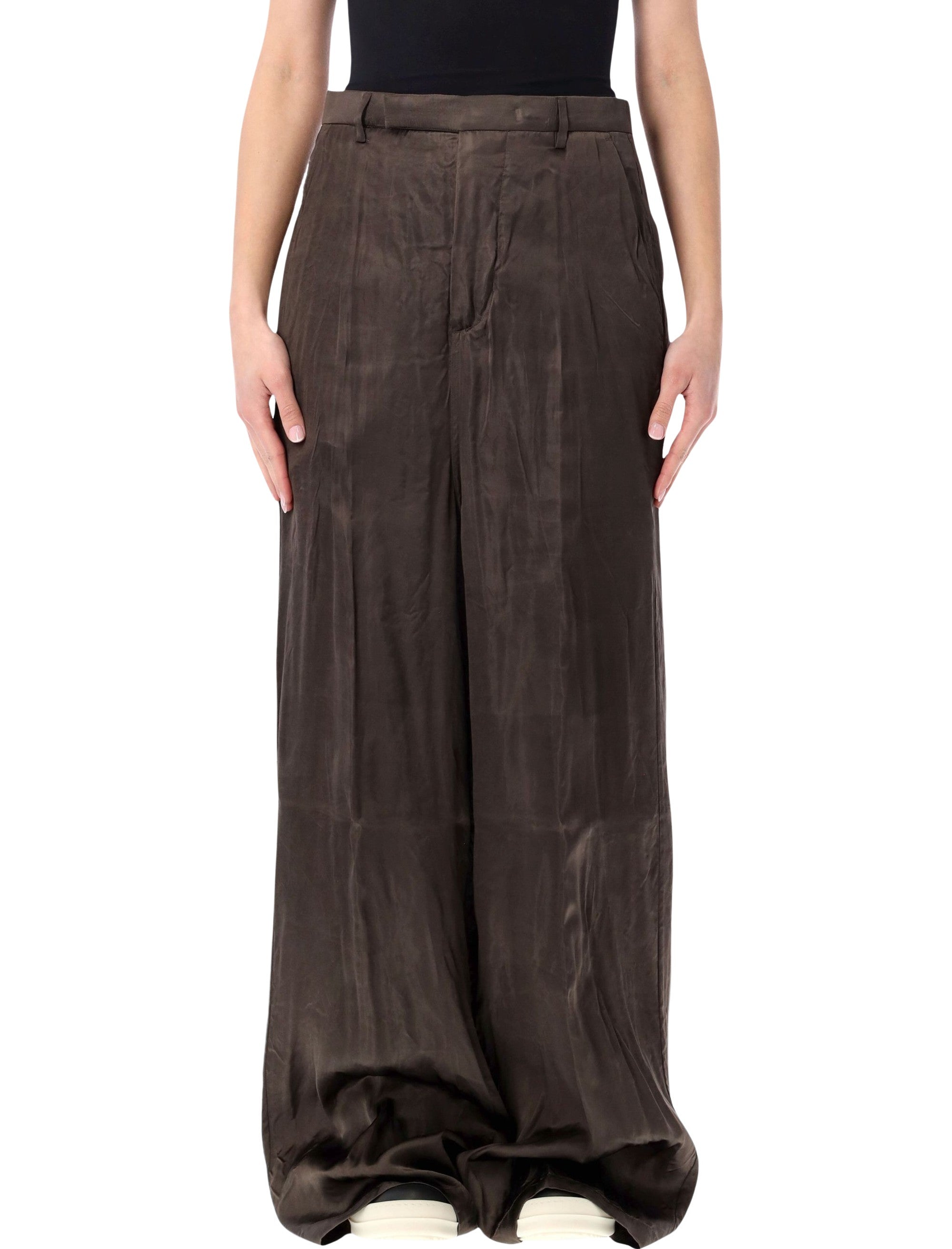 Tailored High-Rise Wide-Leg Trousers