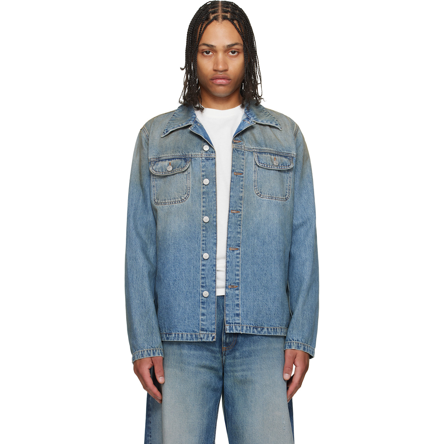 Blue Denim Trucker Jacket