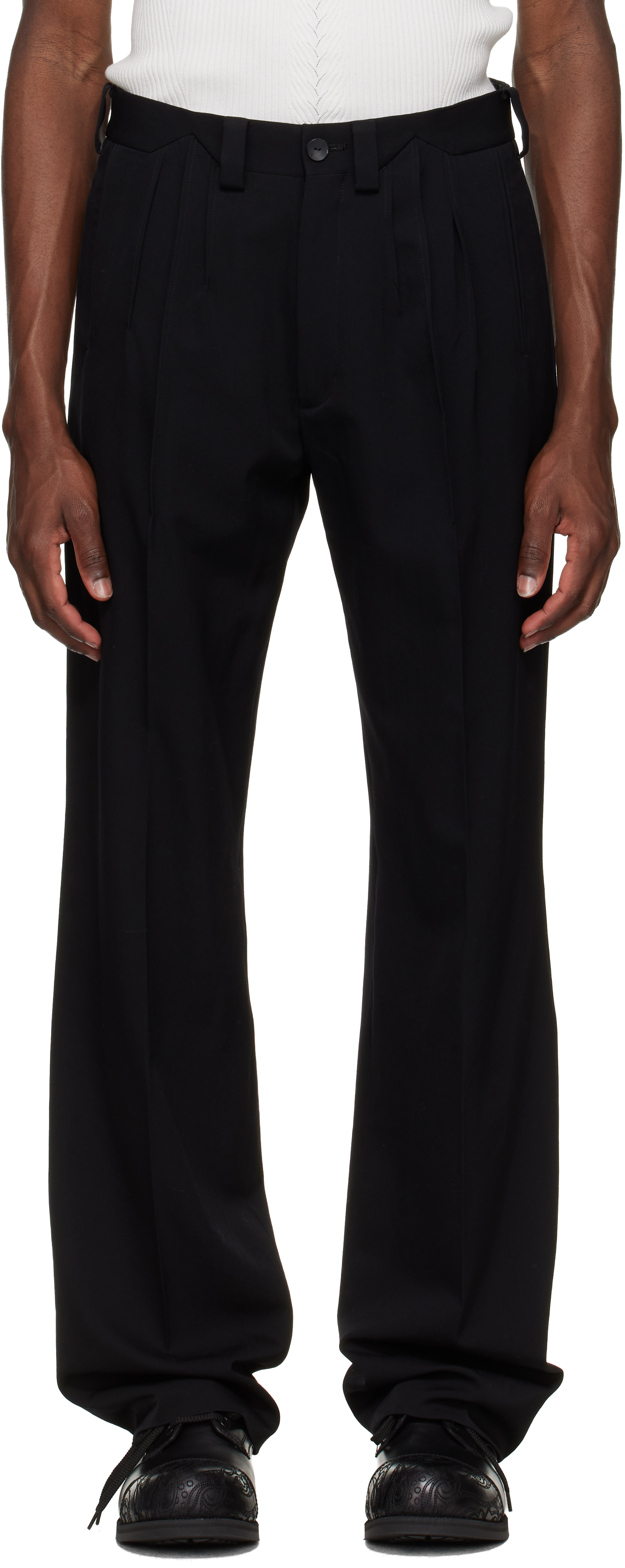 Black Csomor Trousers