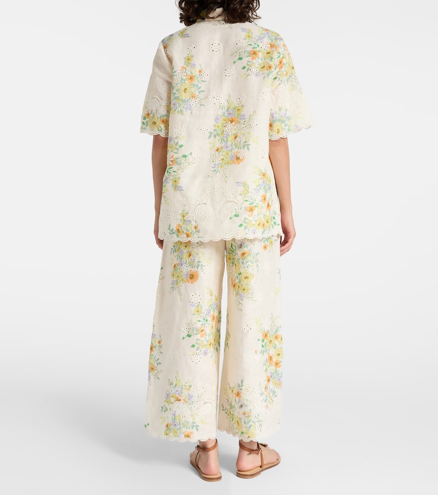 Alémais Juliette floral linen shirt