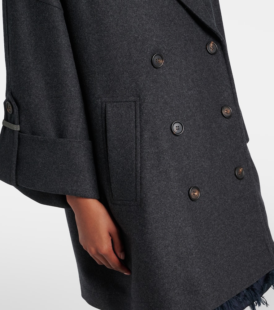 Oversized wool jacket