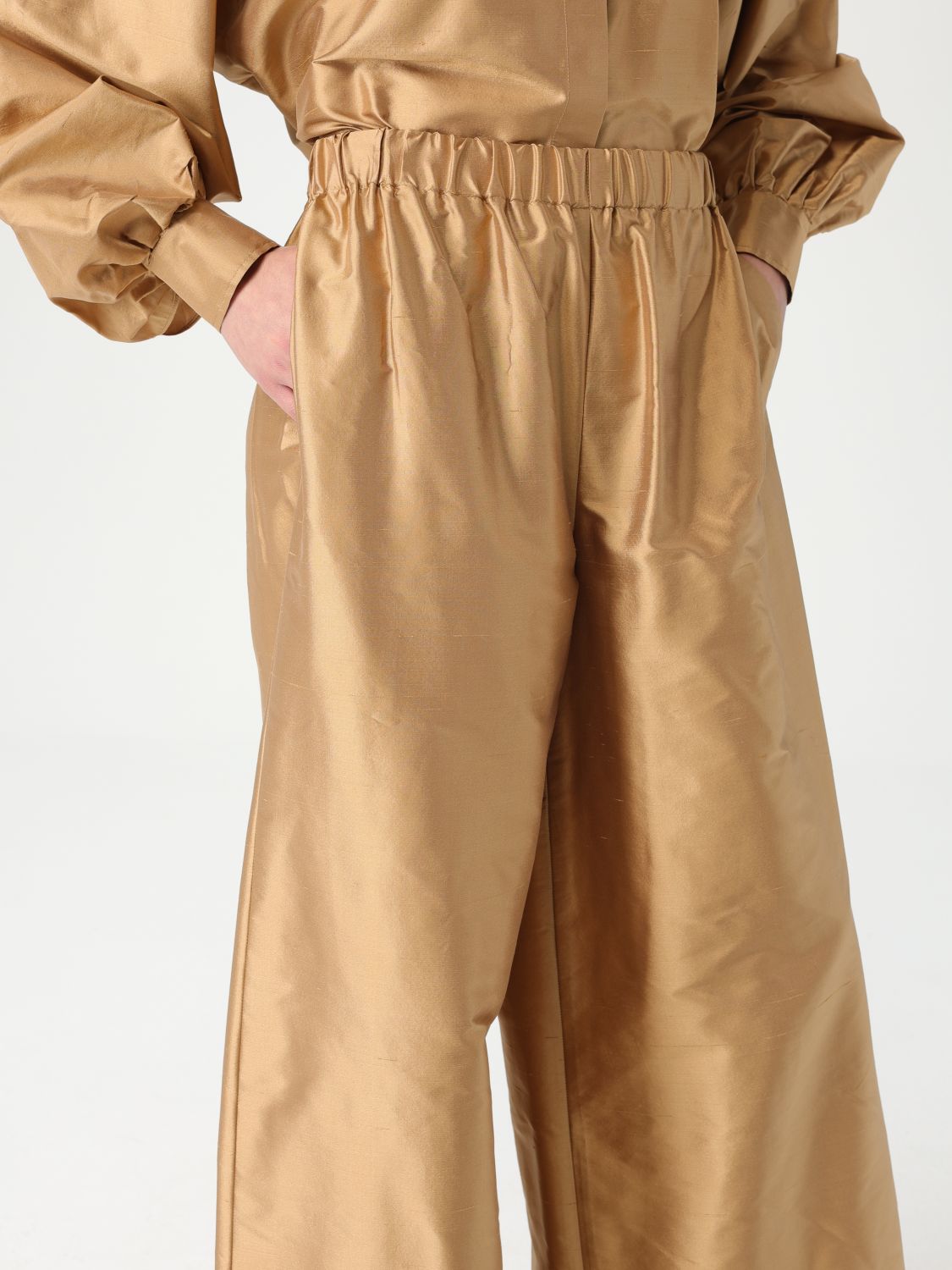 Pants MAX MARA Woman color Brown