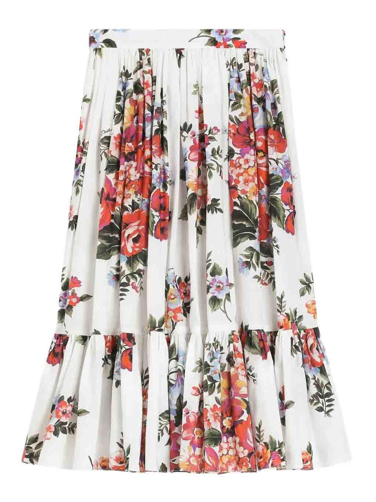Skirt With Flower Print
