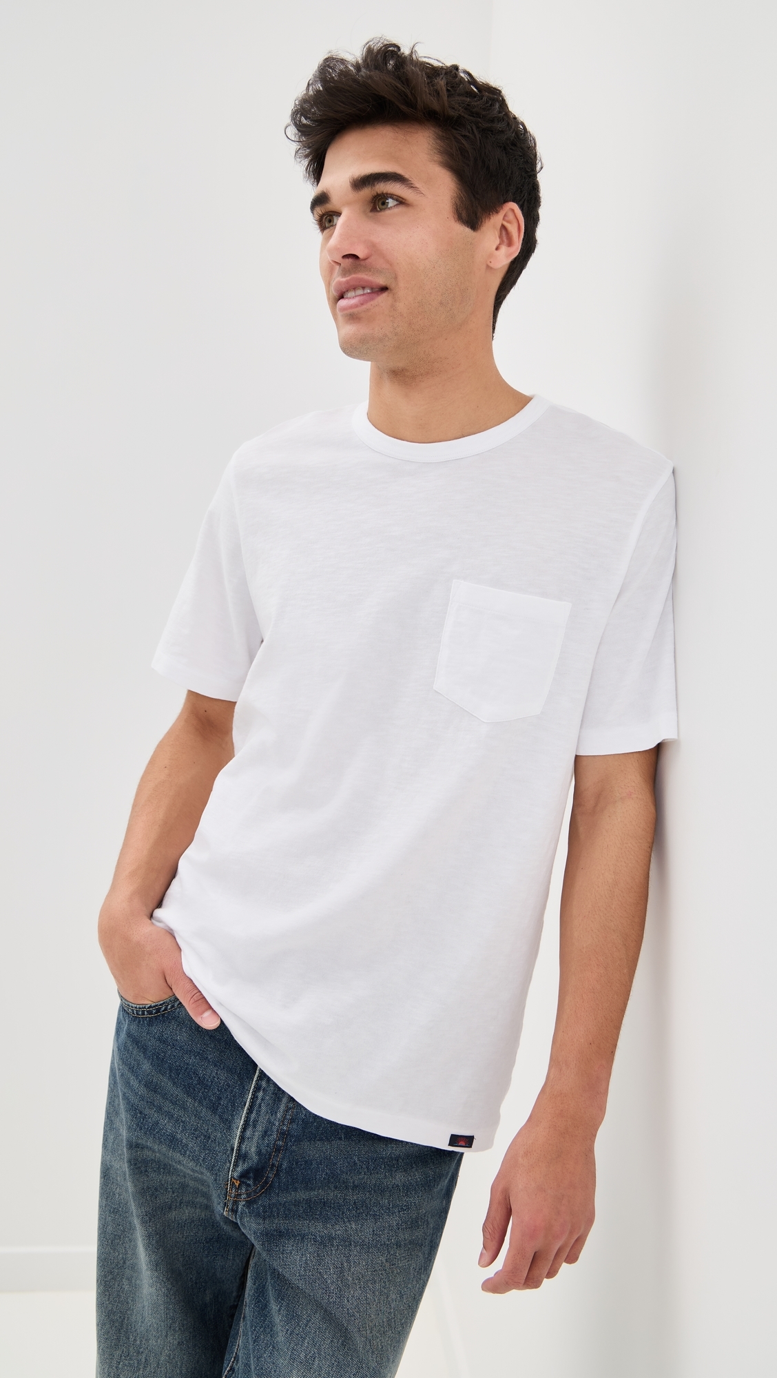 Sunwashed Pocket Tee White
