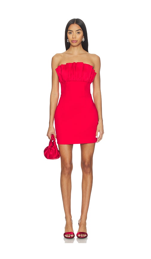ELLIATT Yasmine Mini Dress in Red. L. Also in M, S