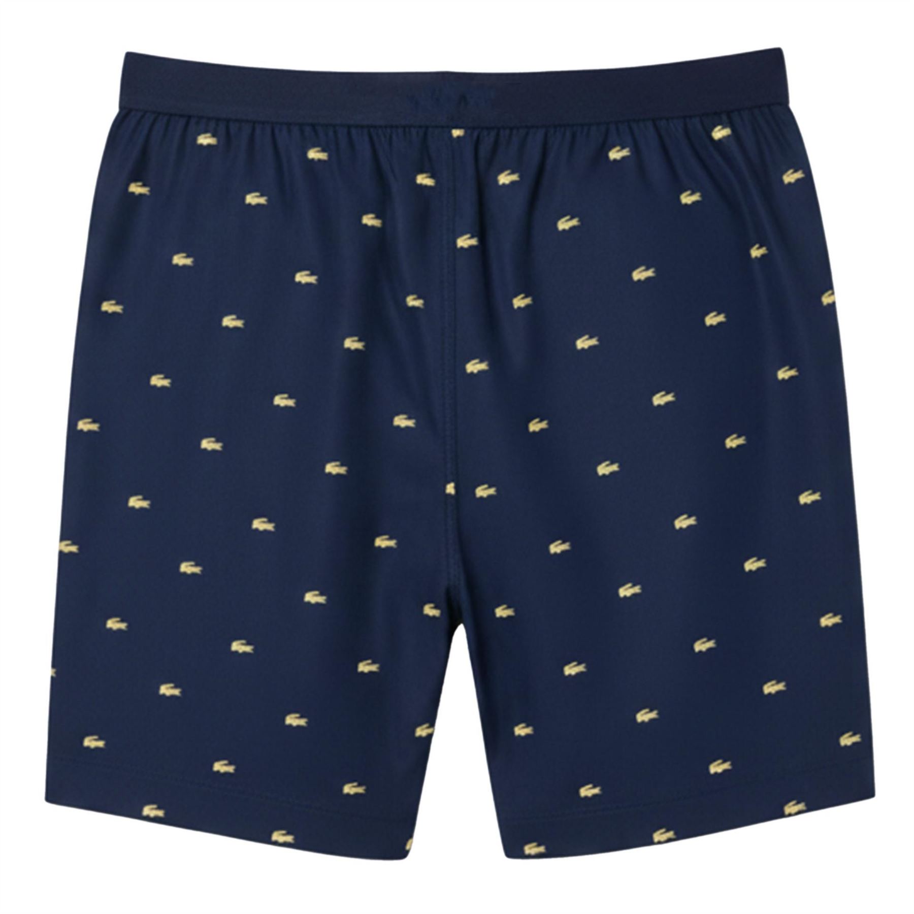 Lacoste Mens Poplin Pyjama Shorts in Navy