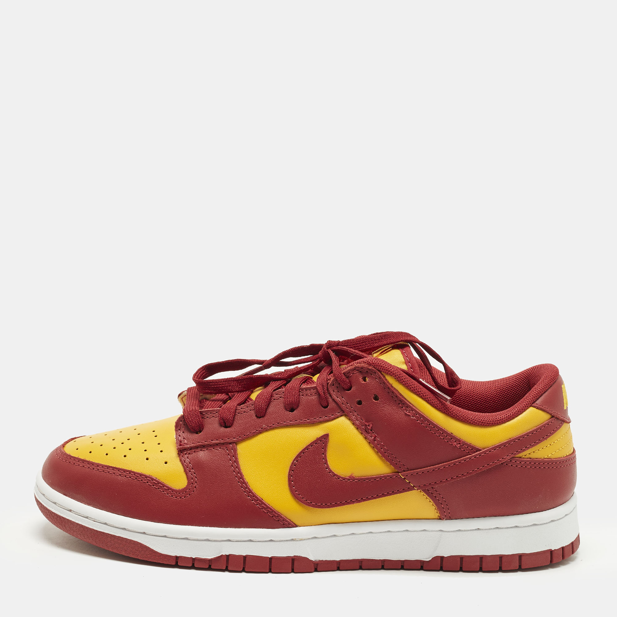 Nike Dunk Midas Gold 45 Red/Yellow Leather Low Top Sneaker