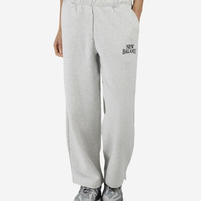 Women's Trackside Fleece Barrel Pant in Grey