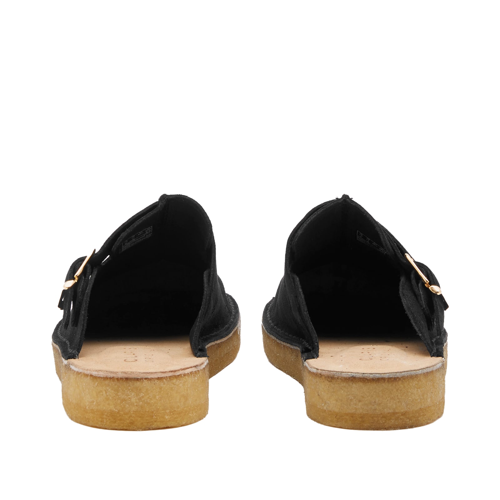 Men's Desert Trek Mule in Black Suede