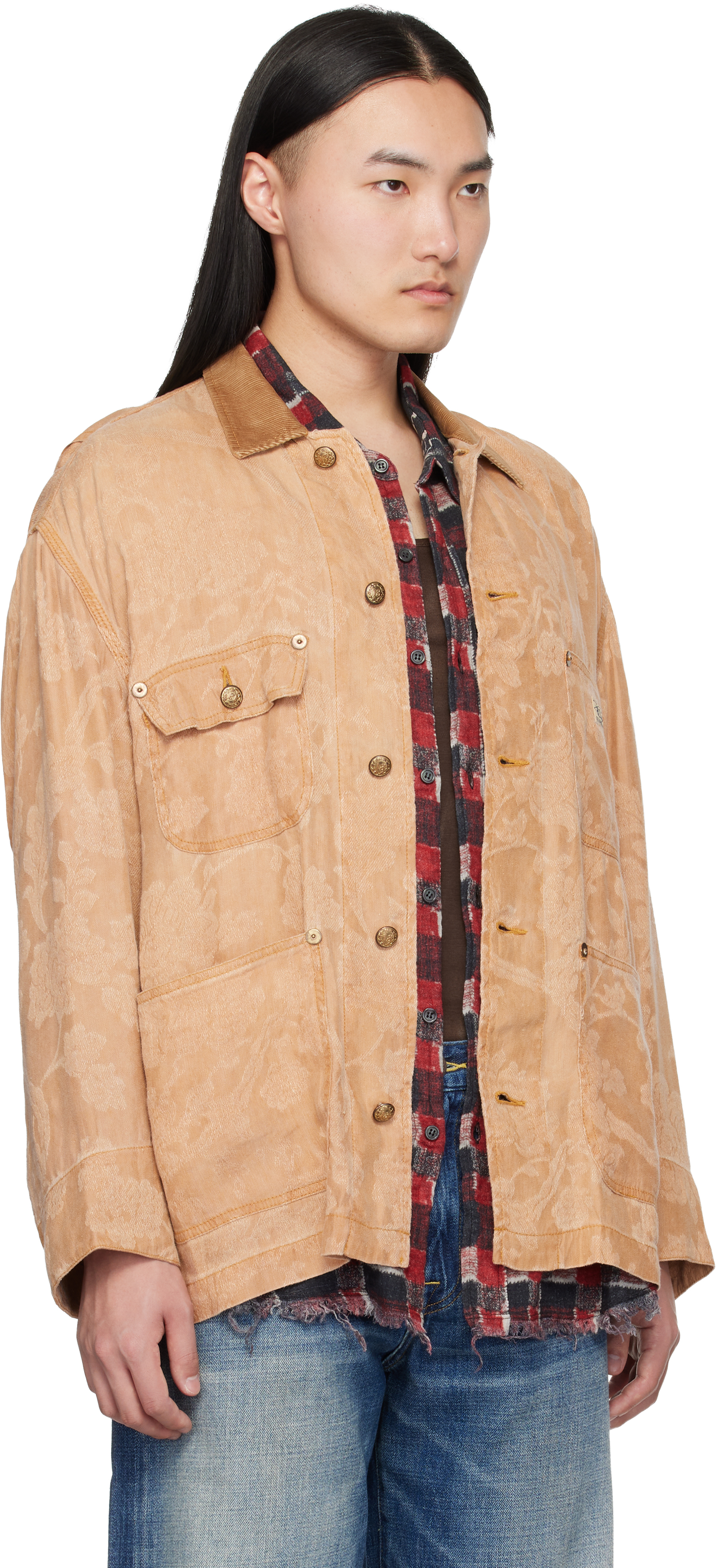 Orange Evelyn Chore Jacket