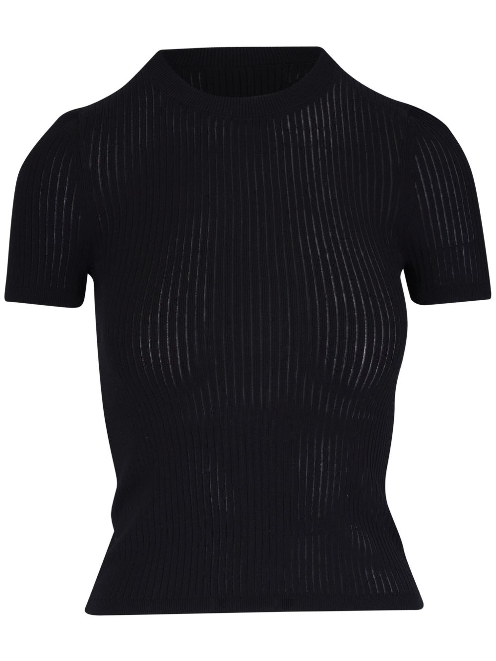 Nili Lotan ribbed T-shirt - Black