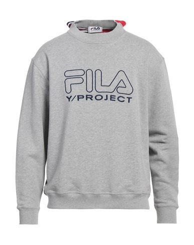 Man Sweatshirt Grey Size L Cotton