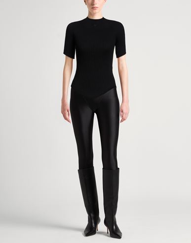 Courrèges Woman Sweater Black Size S Cotton, Merino Wool