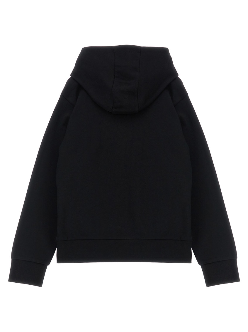 Boys Black Logo Hoodie