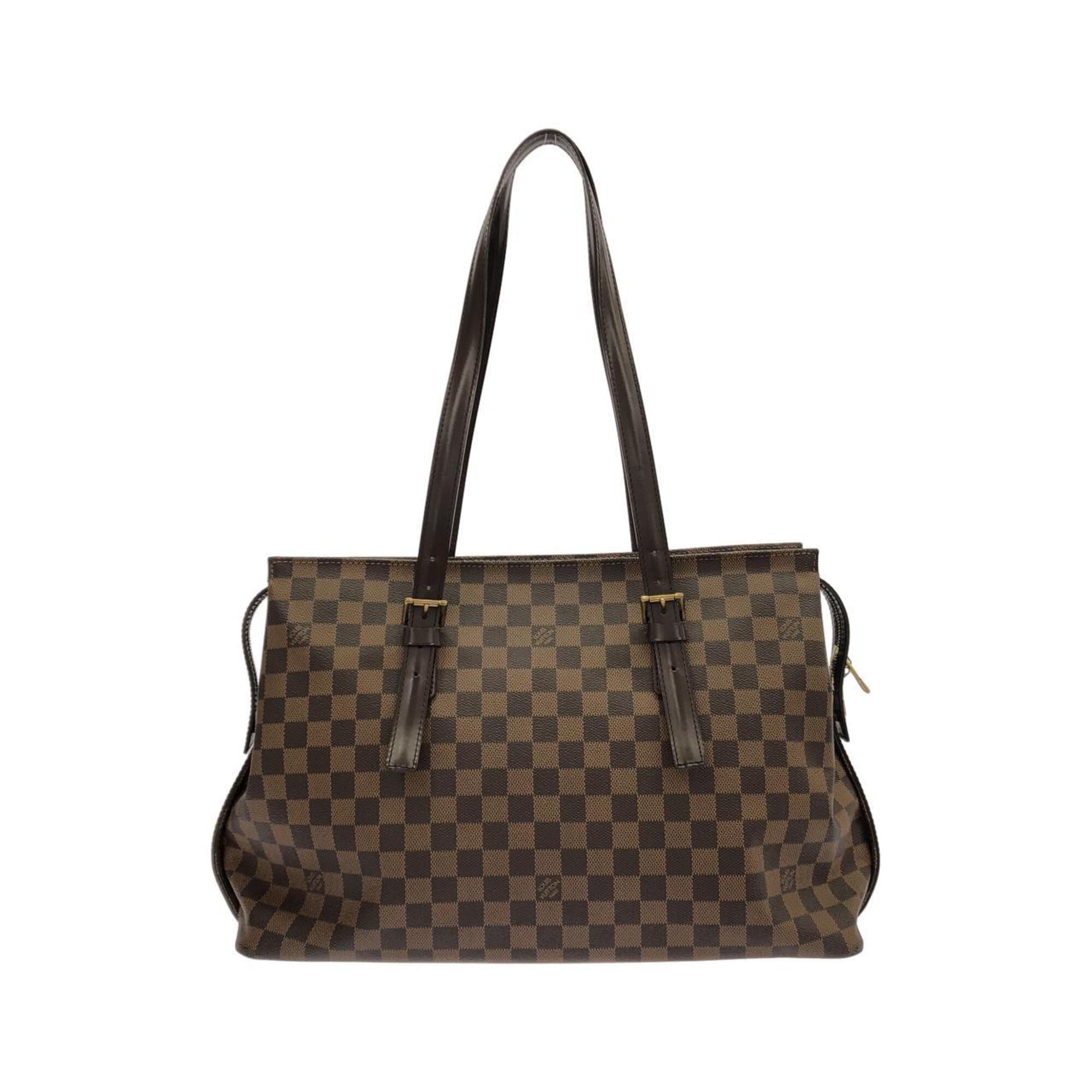 Louis Vuitton Ebene Coated Canvas Shoulder Bag Pre-Owned