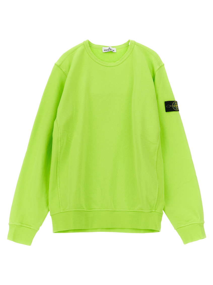 Boys Green Round Neck Sweatshirt