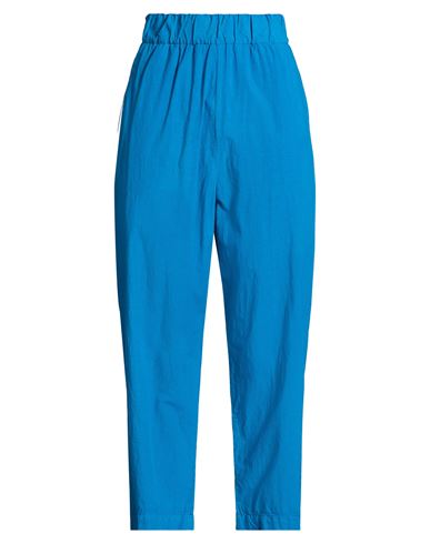 Woman Pants Blue Size 4 Cotton