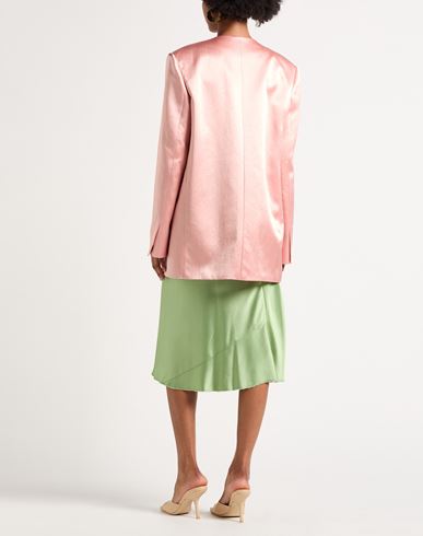 Woman Blazer Salmon pink Size 8 Acetate