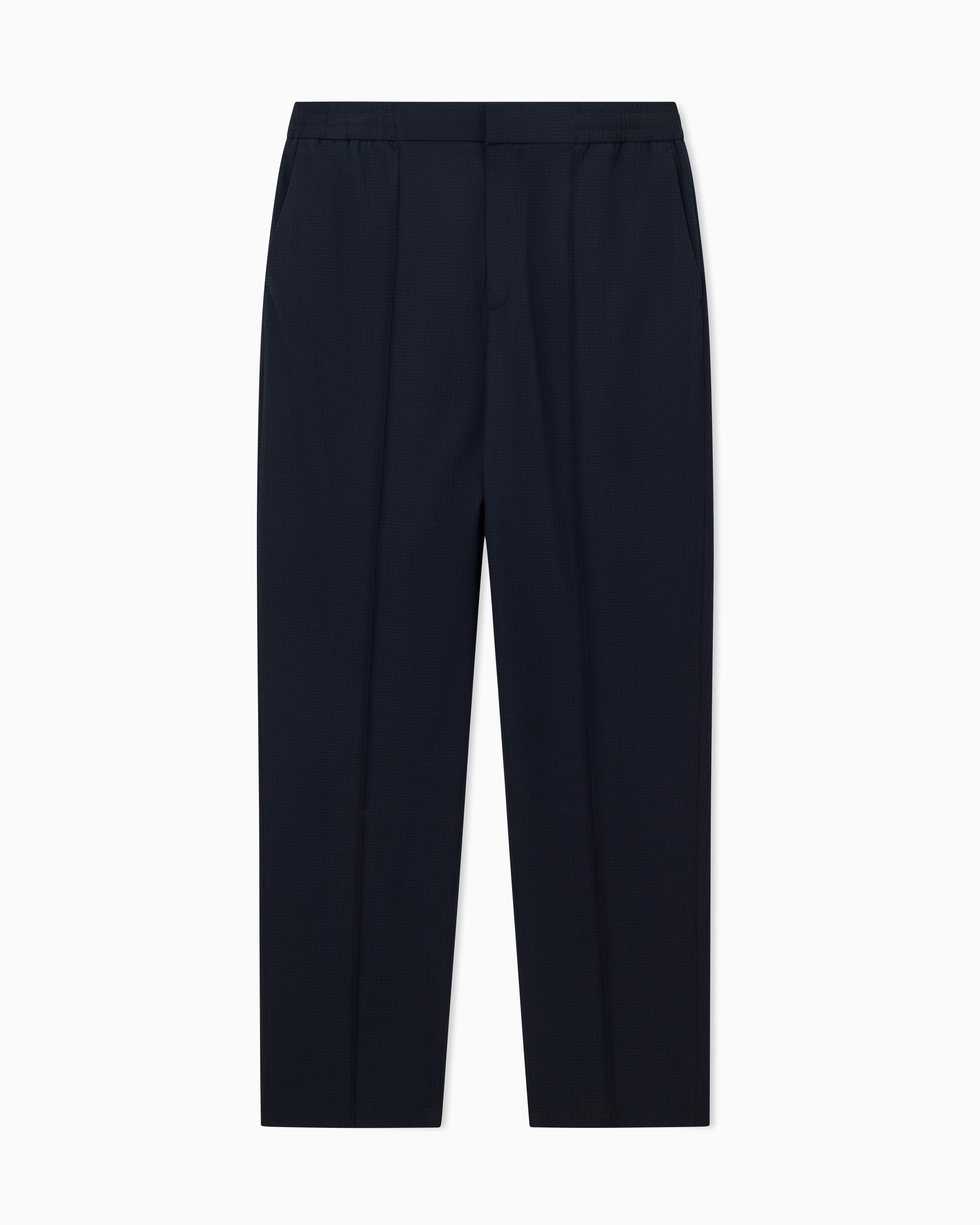 Stretch fabric chino trousers
