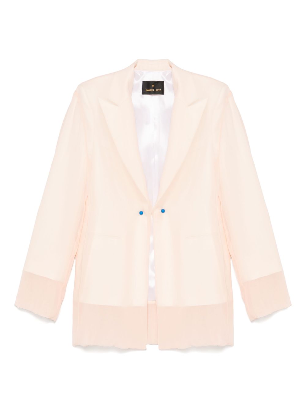 Manuel Ritz georgette blazer - Pink