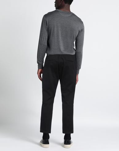 Man Pants Black Size 30 Cotton, Elastane