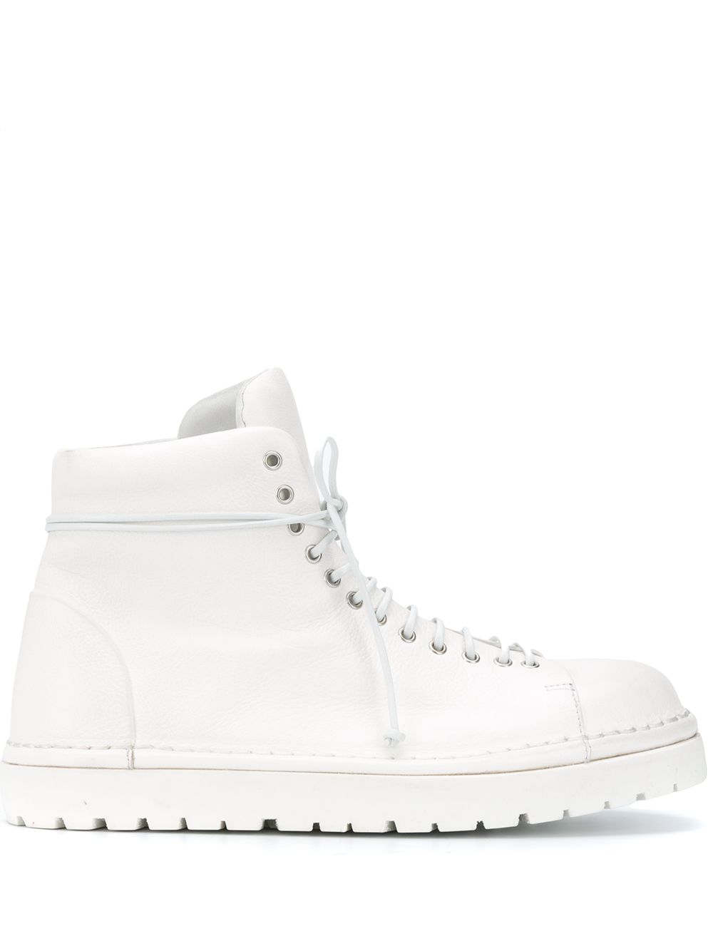 Ankle sneaker boots - White